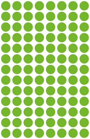 Etikett, 8 mm, kör, eltávolítható, AVERY ZWECKFORM, fűzöld, 416 etikett/csomag